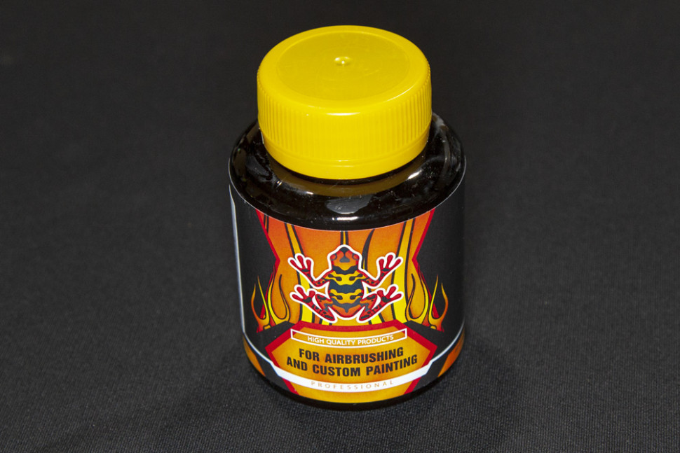 Базовая краска для аэрографии оранжевая красная
