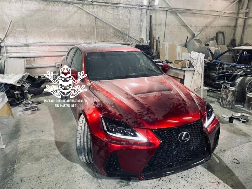 Комплект кэнди краски на спортбайк Ultra Red