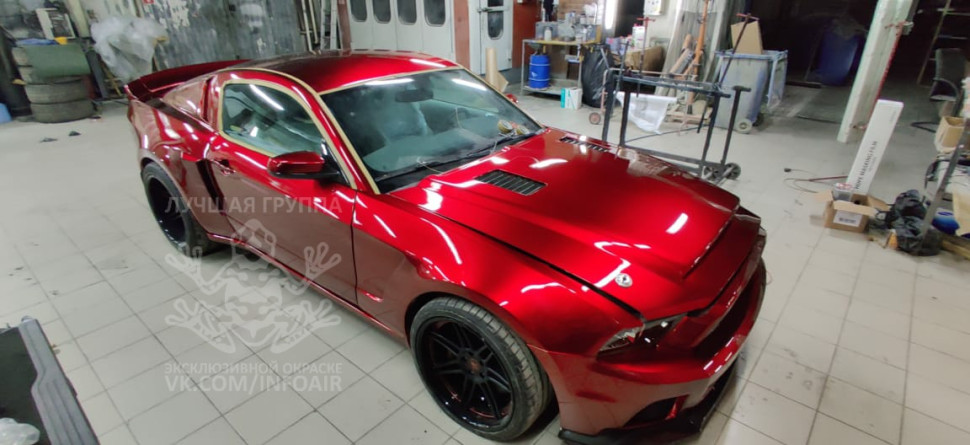 Комплект кэнди краски на спортбайк Ultra Red
