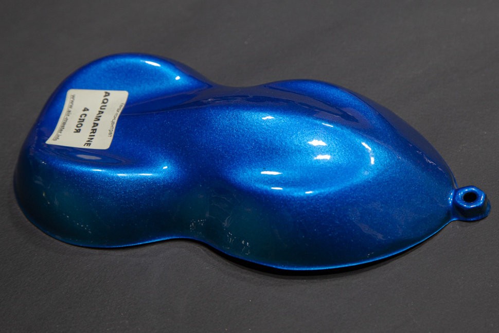 Комплект кэнди краски на спортбайк Aquamarine