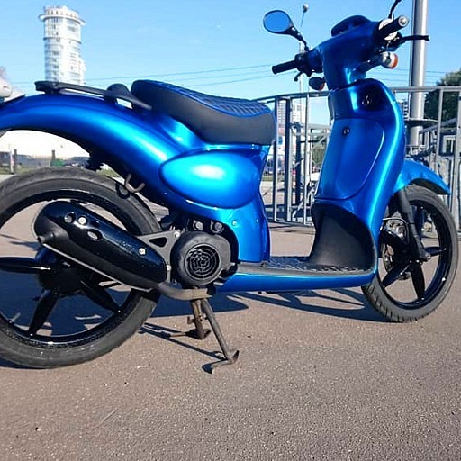 Комплект кэнди краски на спортбайк Aquamarine