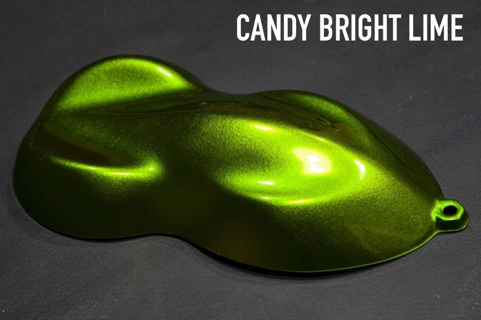 Комплект кенди краски на большой мотоцикл BRIGHT LIME