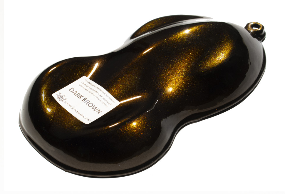 Цветной перламутр, имитирующий цветовой переход кенди-красок DARK BROWN