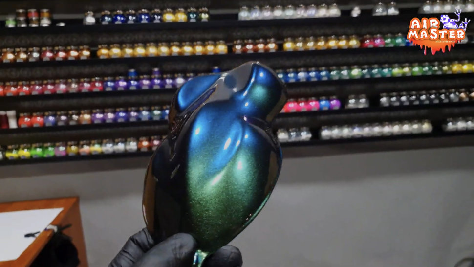 Краска хамелеон Green-Blue-Ultramarine