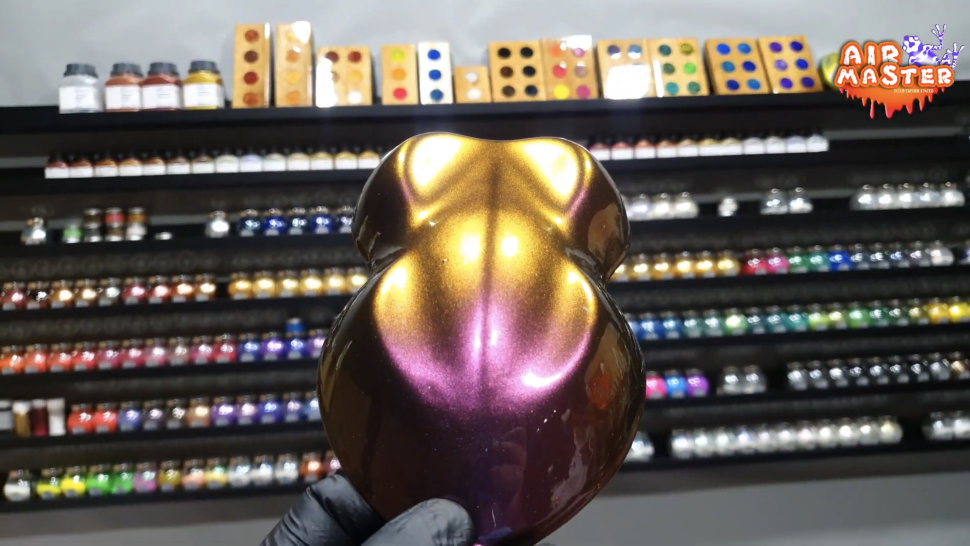 Краска хамелеон Purple-Red-Yellow