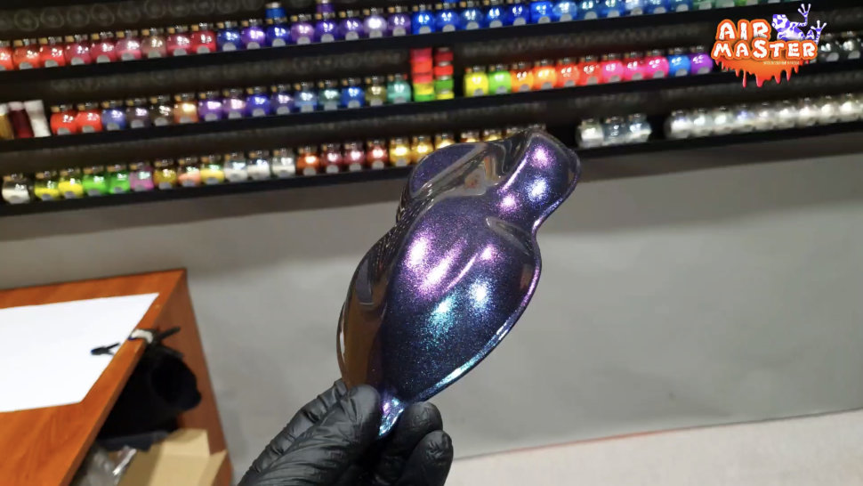 Краска хамелеон Green-Purple Multicolor