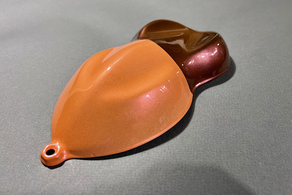 Перламутр цветной насыщенный ORANGE RED 