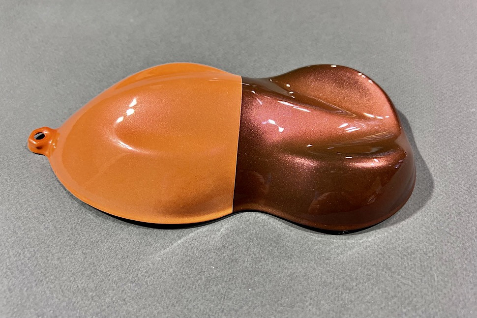 Перламутр цветной насыщенный ORANGE RED 