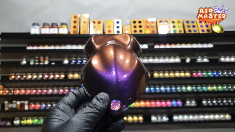 Краска хамелеон Violet - Purple - Gold
