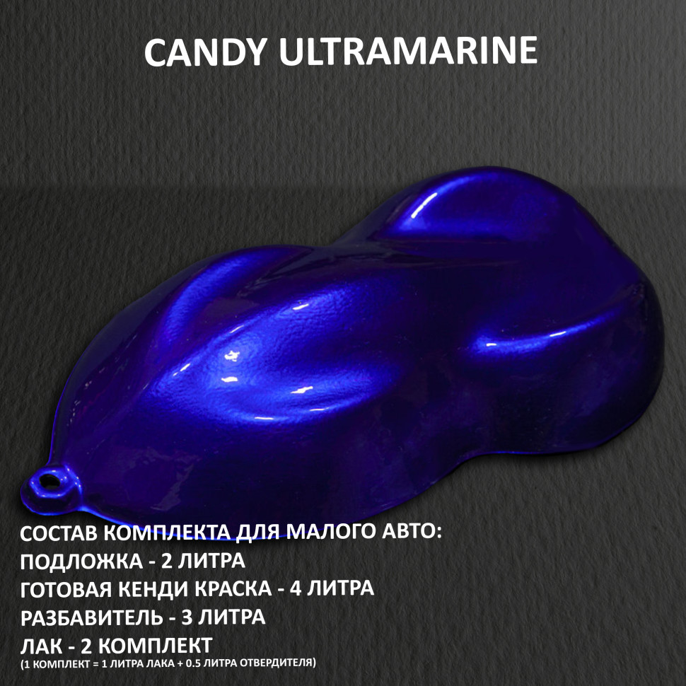 Комплект кэнди краски на малое авто Ultramarine