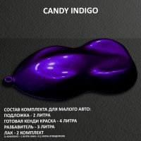 Комплект кэнди краски на малое авто INDIGO