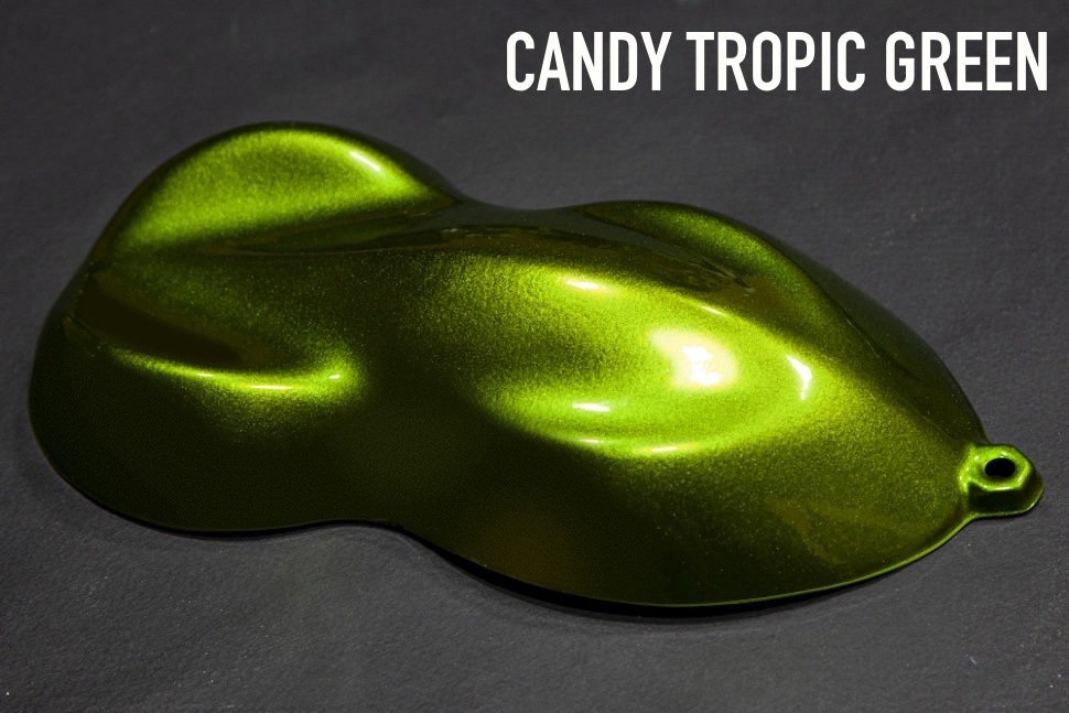 Комплект кенди краски на маленький мотоцикл TROPIC GREEN