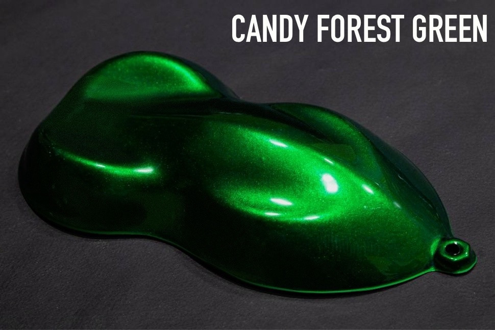 Комплект кенди краски на маленький мотоцикл FOREST GREEN