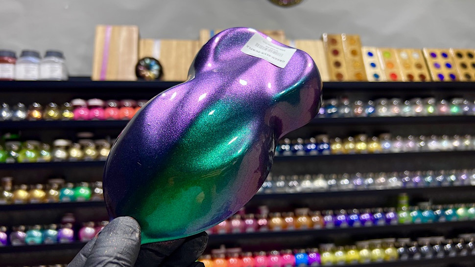 Краска хамелеон  GREEN-BLUE-PURPLE
