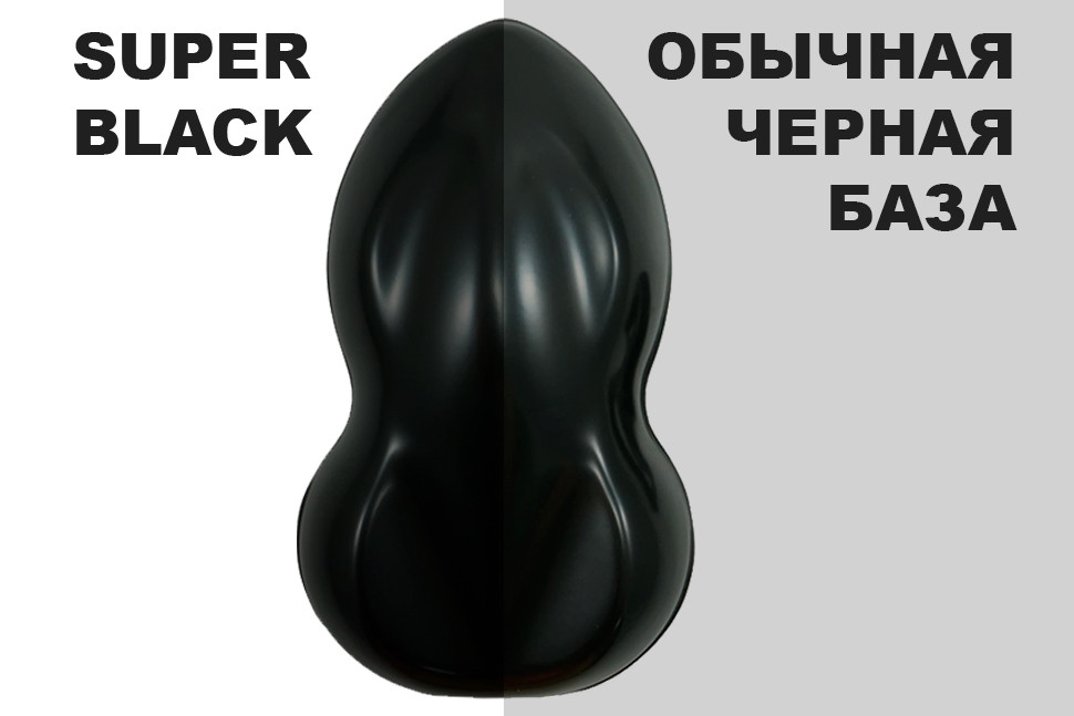 SUPER BLACK подложка для эффектных красок ультра-черная